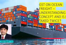 GST On Ocean Freight by CA Ankit Gulgulia