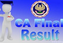 CA Final Results for Nov’ 19 Exams on 16th / 17th January, 2020 : ICAI