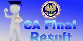 CA Final Results for Nov’ 19 Exams on 16th / 17th January, 2020 : ICAI