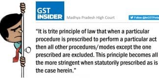 GST Show Cause Notice and Order is Invalid if Served over Email Only and Not Uploaded on Revenue's Website